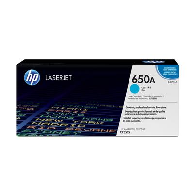 Original HP CE271A / 650A Toner Cyan Image