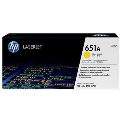 Original HP CE342A / 651A Toner Gelb