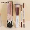 MAANGE 3PCS Makeup Brushes Set Foundation Concealer Brush Eyelashes Brush Eyeshadow Brush Blending