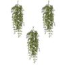 CREATIV green künstliche Pflanze Asparagus setaceus Hänger ca 90cm 3er Set