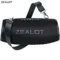 ZEALOT-S87 Altoparlante Bluetooth portatile, audio stereo da 80 W con XBass, impermeabile IPX6, luce LED, altoparlanti wireless per esterni