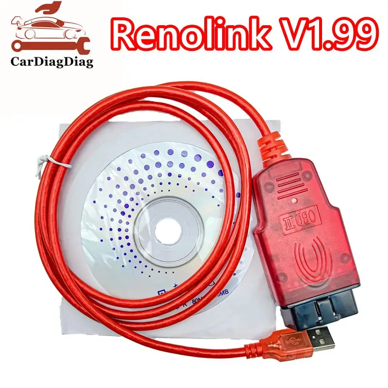 Neueste Renolink V1.99 Auto OBD 2-Diagnoseschnittstelle für Renault ECU Programmer Tool Kostenloser Versand Image