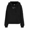 Kapuzenpullover KARL KANI "Karl Kani Damen Karl Kani Small Signature Essential Os Hoodie", Damen, Gr. S, schwarz, 80% Baumwolle, 20% Polyester, casual, oversize, ohne Ausschnitt, Langarm, Pullover