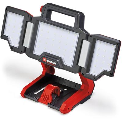 LED Arbeitsleuchte EINHELL "Akku-Lampe TP-CL 18/3000 Li - Solo", rot (rot, schwarz, weiß), B:25,5cm H:21,6cm L:26cm, Lam