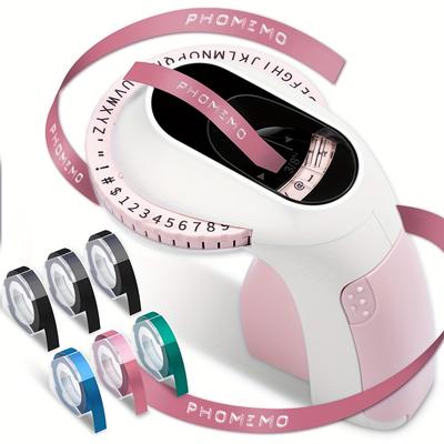 TEMU 1pc Embossed , , Portable Embossed Labeling , 6 Of Embossed , Suitable For Diy Image