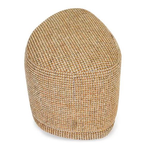 Pouf ENZO - Pouf, Tweed in miami Gelb