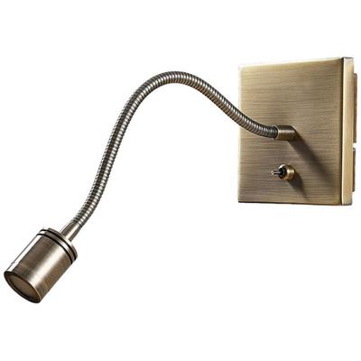 Led Wandleuchte, Wandlampe Innen 'Mayar' aus Metall für Schlafzimmer von Lindby Image