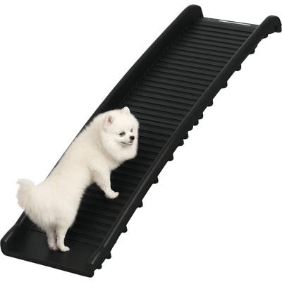 PawHut Hunderampe Klappbar Hundetreppe, Hundeautorampe, Auto Kofferraumrampe rutschfest Image