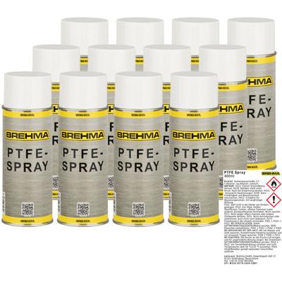 12x Brehma ptfe Spray Kriechöl Schmiermittel Trockenschmierung