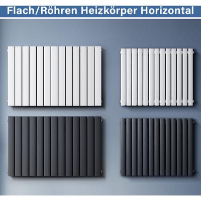 Sonni - Design Flachheizkörper Horizontal Heizkörper wohnzimmer Heizung Paneelheizkörper Anthrazit