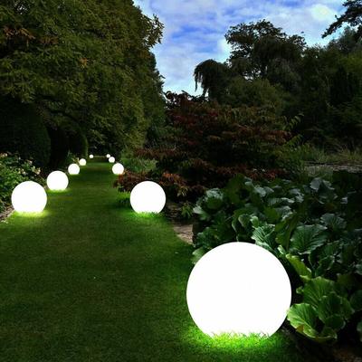 Solarleuchte Kugel Garten Kugelleuchte Solar led Gartendeko Solarkugel für Außen 30 cm, Leuchtdauer Image