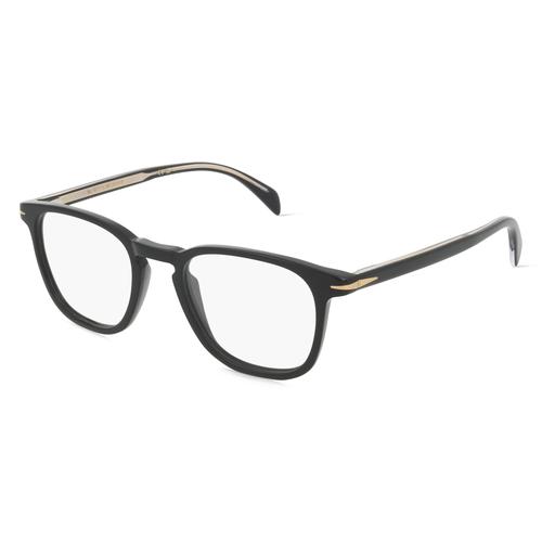 David Beckham DB 1050 Herren-Brille inkl. Gläser Vollrand Eckig Acetat-Gestell 49mm/20mm/150mm, schwarz