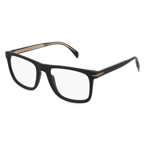 David Beckham DB 7115 Herren-Brille inkl. Gläser Vollrand Eckig Acetat-Gestell 54mm/19mm/145mm, schwarz