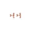 Purelei Ohrringe Seahorse im Design eines Seepferdchens Rosegold Damen