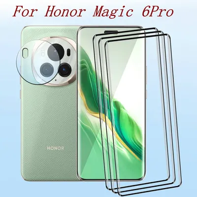 Sale Screen Protector For Honor Magic 6 Pro Tempered Glass 9D Curved Selvedge For Magic 6pro Soft