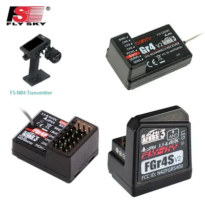 Flysky Receiver FGR4S FS-FGR4S 4CH Built-in Single Antenna Bidirectional Can Be PPM/IBUS Output for