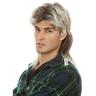 parrucche bionde mullet per uomo anni '70 e '80 costumi maschili festa di gala anni '80 parrucca maschile joe dirt parrucca maschile mullet parrucca george michael mullet parrucche da carnevale