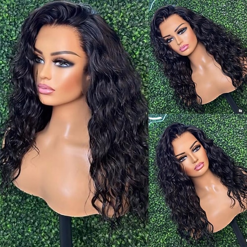 Wasserwelle Remy Haar Lace Front Perücken für Frauen 100% brasilianisches reines Haar Lace Front Echthaar Perücken Image