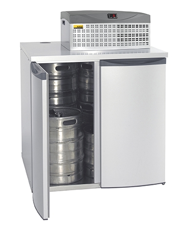 NordCap FK 4-XL PLUS, RAL 9006 (Weißaluminium), ohne Maschinenaufsatz Image