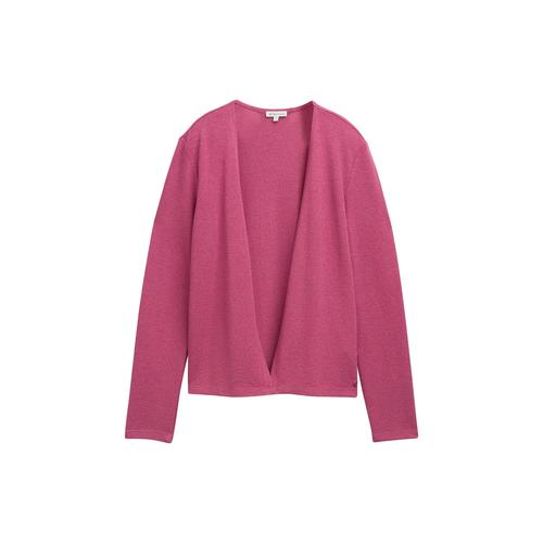 TOM TAILOR Damen Basic Cardigan, rosa, Gr. XXL