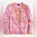 J. Crew Tops | J. Crew Cotton Poplin Ruffle Blouse In Liberty Wheat Bouquet Floral Print Small | Color: Pink/Yellow | Size: S