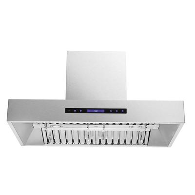 42 and 48" Island Range Hood - PLFI 755 with Stainless Steel and Outdoor Rated 304 Stainless Steel
