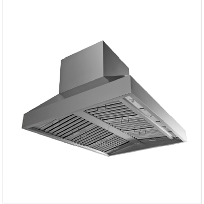 BBQ Ultra Wall mounted range hood - available in sizes 42, 48, 60 and 72 - modern design weather resistant stainless steel