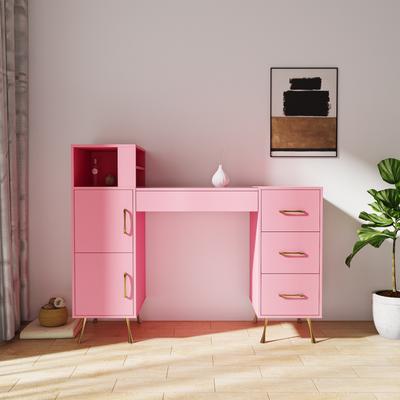 Manicure Table,Nail Makeup Desk with Drawers