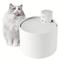 TEMU Ceramic Wireless Cat Water Fountain - Cordless Cat Water Dispenser Battery Operated - Automatic Pet Water Fountain For Cats - Cat Waterer With Filters - Cat Watering Fountains For Drinking - 68oz/2.3l