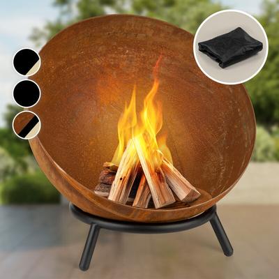 Blum - feldt Fireball Rust Feuerschale 60 cm ø kippbare Rost-Finish Rost Image
