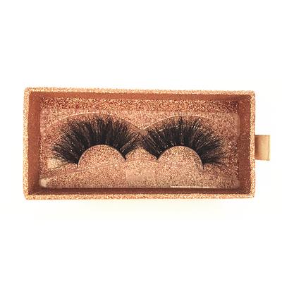 25mm Lashes Dramatic 6D Faux Mink Lashes Fluffy Volume Eyelashes Thick Crossed Lashes Long Faux 25mm Mink Lashes