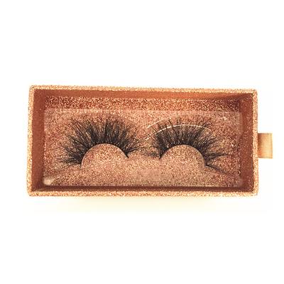 25mm Lashes Dramatic 6D Faux Mink Lashes Fluffy Volume Eyelashes Thick Crossed Lashes Long Faux 25mm Mink Lashes