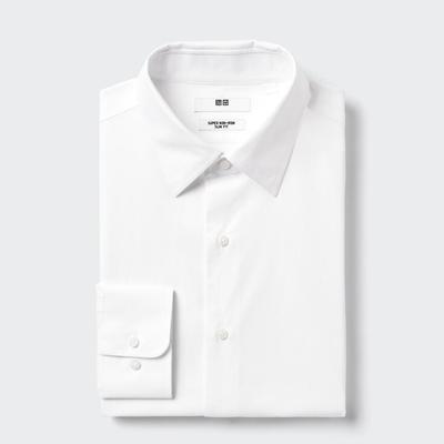 Uniqlo - Cotton Super Non-Iron Slim Fit Shirt - White - M