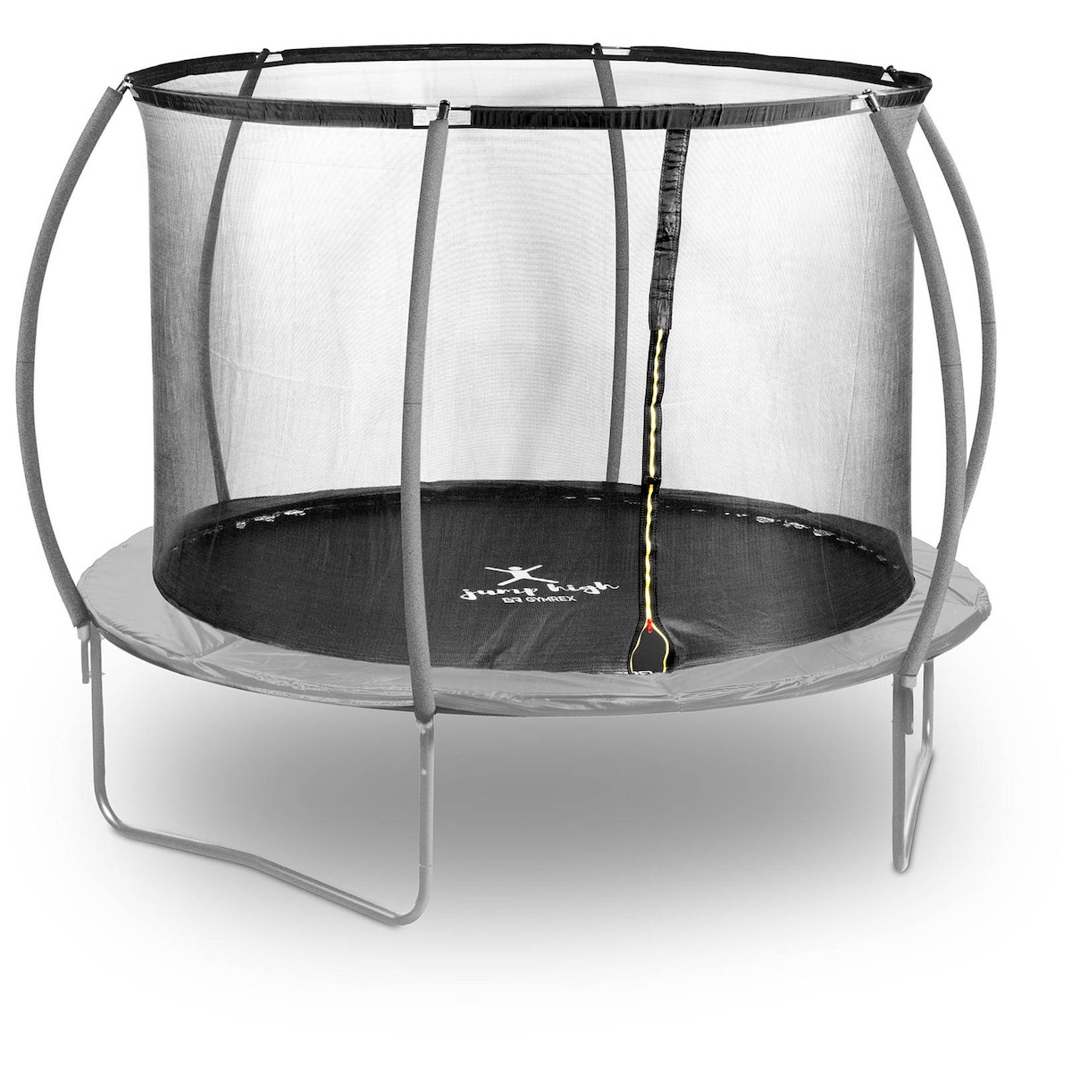 Gymrex Gartentrampolin - Ø 305 x 180 cm - 100 kg - Netz - Schwarz/Grau Image
