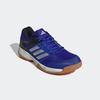 Hallenschuh ADIDAS PERFORMANCE "SPEEDCOURT IN", Gr. 46, blau (lucid blau, silber metallic, gum10), Textil, Synthetik, sportlich, Schuhe, besonders geeignet für Volleyball