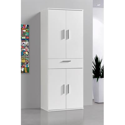 Mehrzweckschrank PROCONTOUR "Schrank Clara BESTSELLER", weiß, T:34cm, Schränke, Höhe 167cm mit variabel verstellbaren Einlegeböden Image