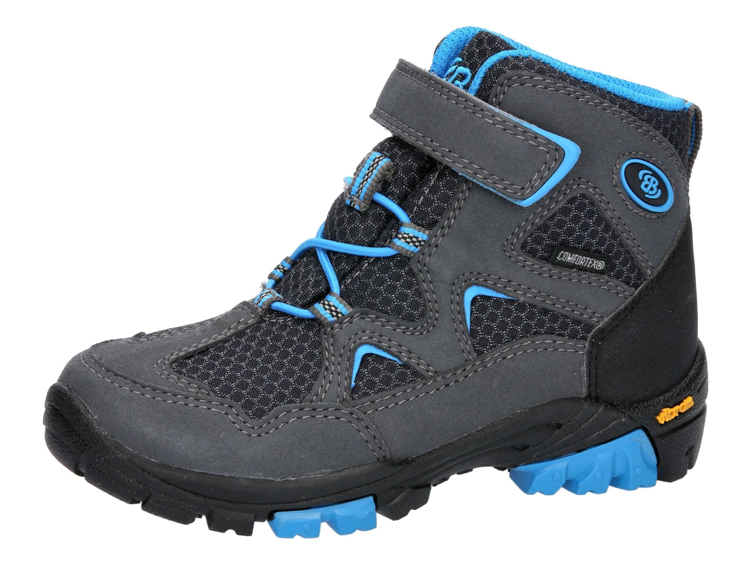 Outdoorschuh BRÜTTING "Outdoorstiefel Mount Mera Kids High", Kinder, Gr. 37, grau, Synthetik, Schuhe Outdoorschuh