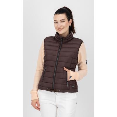 Steppweste LPO "GREENLAND II VEST Women", Damen, Gr. 36/38 (M), braun, 100% Polyester, casual, tailliert, Westen, zum Wenden Image