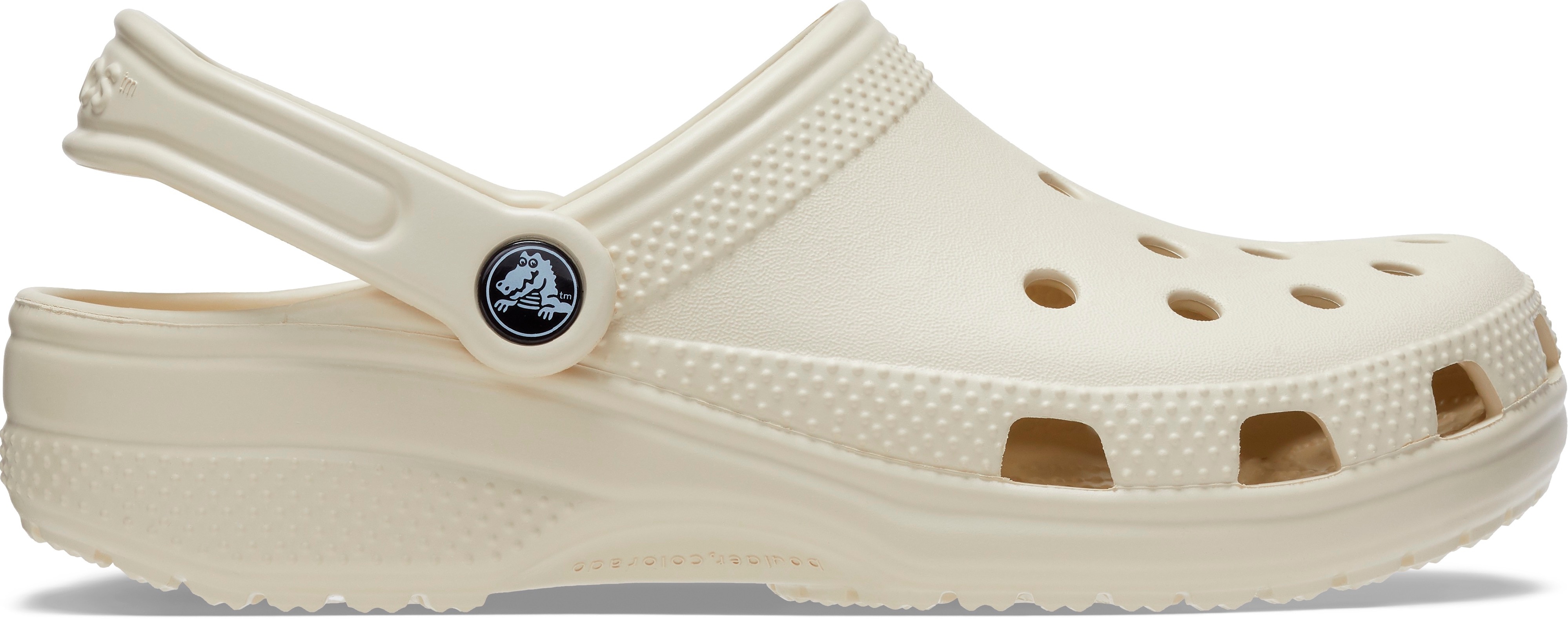 Clog CROCS "Classic", Herren, Gr. 45, beige, Croslite™, Sportlich, Schuhe, Sommerschuh, Gartenschuh, Poolslides, mit typischem Logo Image