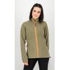 Fleecejacke DEPROC ACTIVE "WAWA BAY", Damen, Gr. 36 (S), grün (olive), 100% Polyester, sportlich, Langarm gerader Abschluss, Jacken, auch in großen Größen erhältlich
