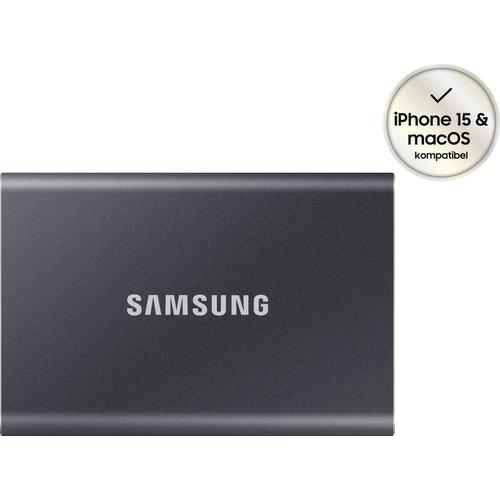 SAMSUNG SSD-Festplatte ""T7"", grau, 2 TB, Festplatten