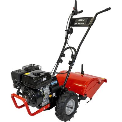 Benzinmotorhacke GÜDE "Gartenfräse GF 420-4.1", rot, Motorhacken, zum Einarbeiten von Mulch, Torf, Sand, Dünger oder Kom