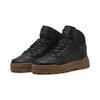 Sneaker PUMA "Rebound Abrupt Sneakers Erwachsene", Gr. 41, schwarz (schwarz shadow gray bronze braun), Obermaterial: Textil, Synthetik, Kuhleder; Futter: Textil; Innensohle: Textil; Laufsohle: Gummi, Schuhe