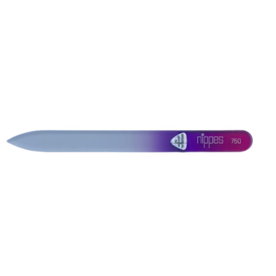 nippes Solingen Lima per unghie in vetro arcobaleno grande viola 1 St