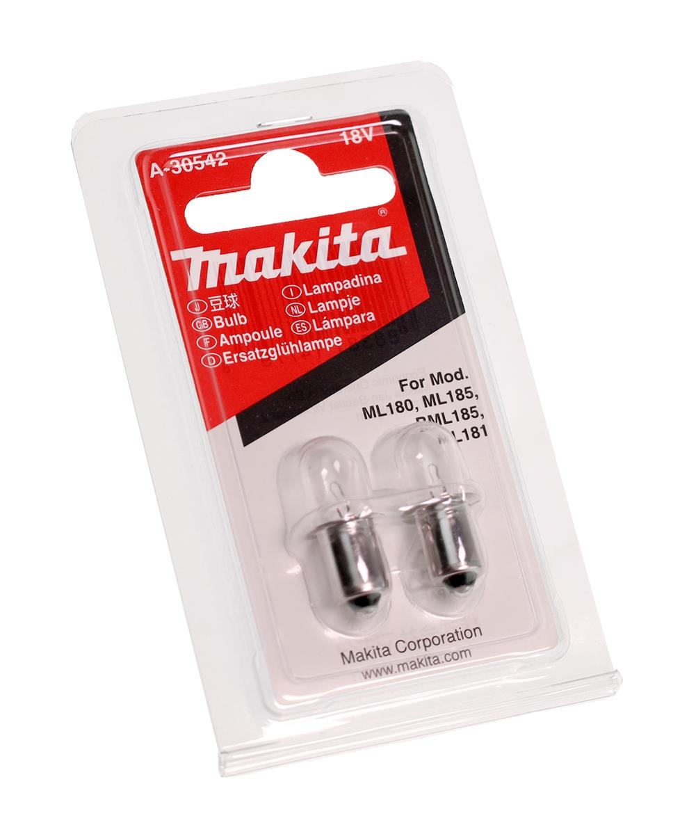 Makita A-30542 Glühlampe 18V für BML185, ML180, DML185 Akku-Arbeitslampe Image
