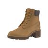 Schnürstiefelette TIMBERLAND "Kinsley", Gr. 38,5, gelb (wheat, braun), Synthetik, Leder, sportlich, Schuhe, Winterschuhe, Winterstiefel, Schnürboots, Winterboots, wasserdicht