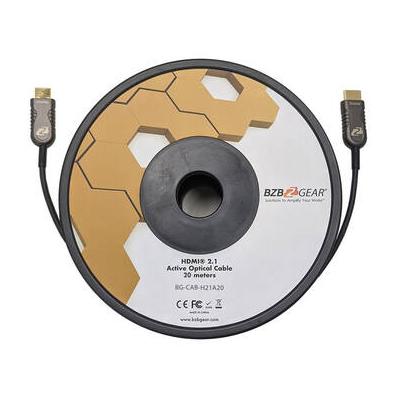 BZBGEAR Ultra-High Speed Active Optical HDMI Cable with Ethernet (66') BG-CAB-H21A20