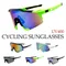 Lunettes de soleil de vélo de route sans monture pour hommes et femmes, lunettes de vélo de sport,