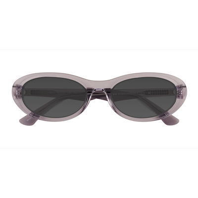 Unisex s oval Clear Gray Acetate,Eco Friendly Prescription sunglasses - Eyebuydirect s Varo