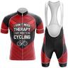 Men's Cycling Jersey with Bib Shorts Cycling Padded Shorts Short Sleeve Mountain Bike MTB Road Bike Cycling Red Green RedBlack Graphic Bike Sports Graphic Clothing Apparel